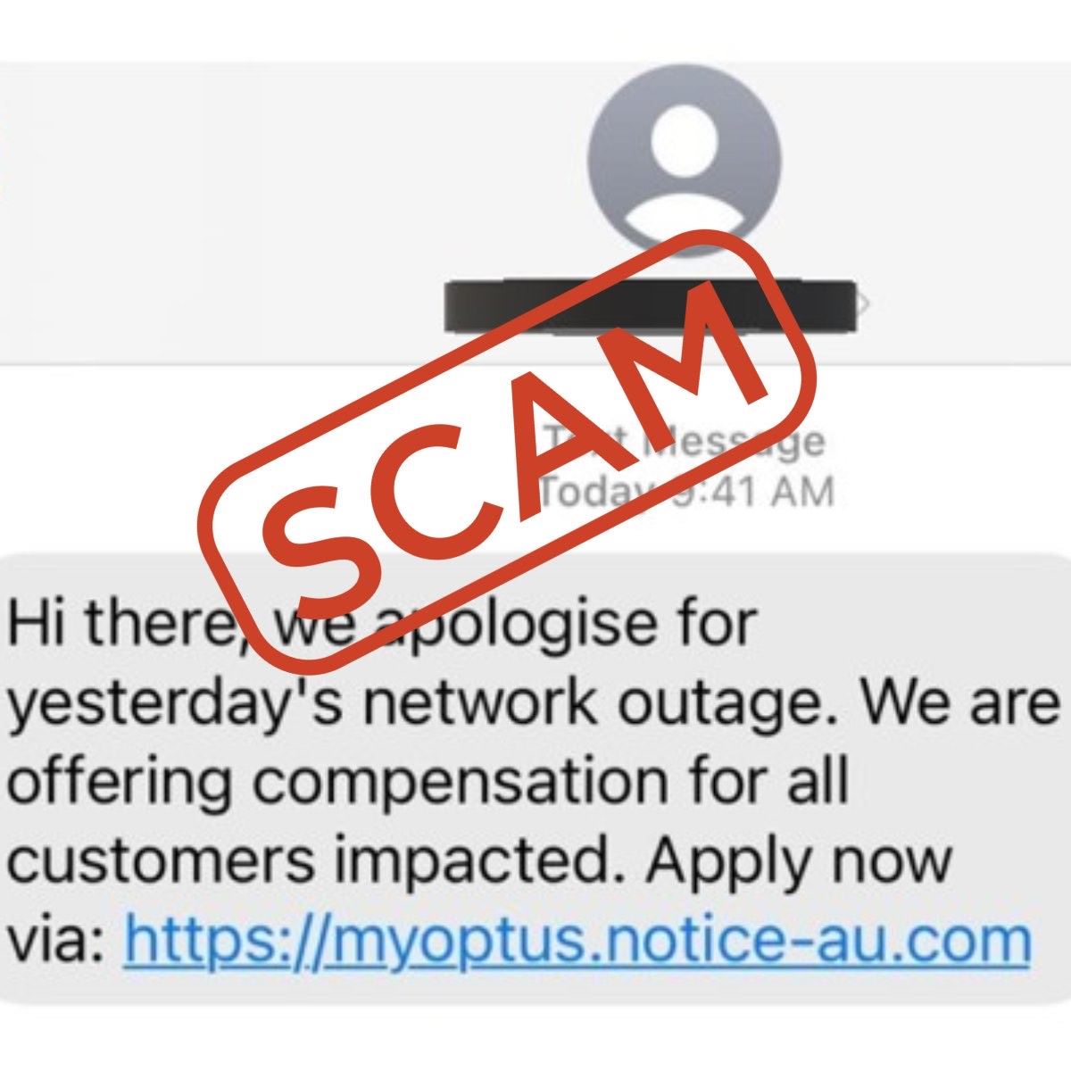 Optus Outage Compensation Scam | Australian Mutual Bank