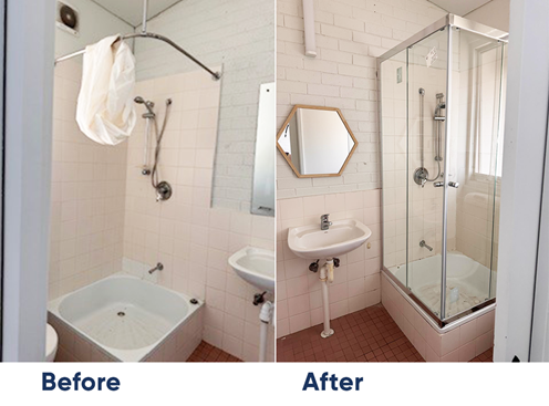 Barmardos before and after upgrades at the Penrith Children's Centre funded by Australian Mutual Bank
