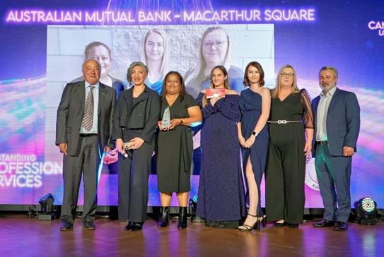 Campbelltown Branch accept Local Business Award 2025