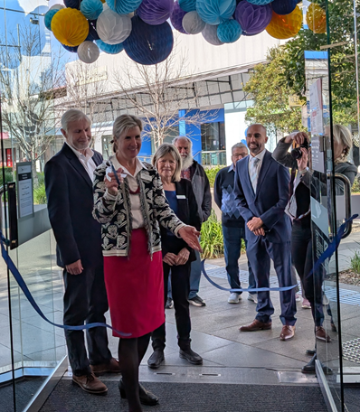 Penrith opening chair ribbon cut